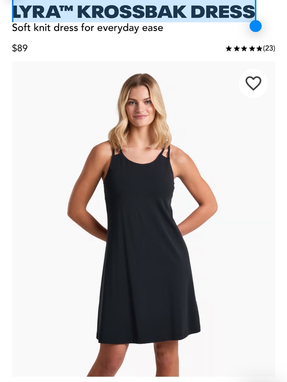 Kuhl LYRA KROSSBAK DRESS